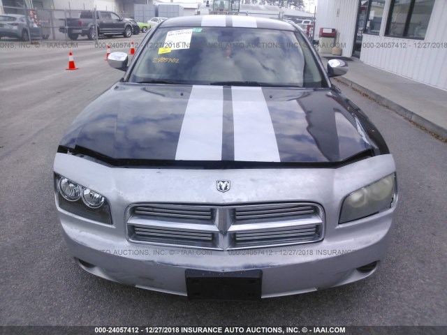 2B3KA43R96H380372 - 2006 DODGE CHARGER SE/SXT BLACK photo 6