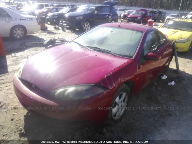 1ZWFT6033Y5603157 - 2000 MERCURY COUGAR I4 RED photo 6