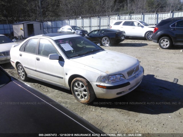 YV1VS29541F716614 - 2001 VOLVO S40 1.9T WHITE photo 1