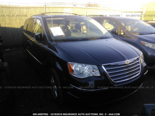 2A4RR5D11AR113390 - 2010 CHRYSLER TOWN & COUNTRY  BLACK photo 1