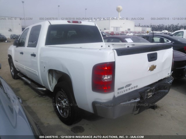 3GCPCREA3CG177184 - 2012 CHEVROLET SILVERADO C1500  LS WHITE photo 3