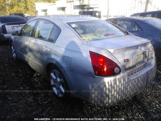 1N4BA41EX6C838265 - 2006 NISSAN MAXIMA SE/SL SILVER photo 3