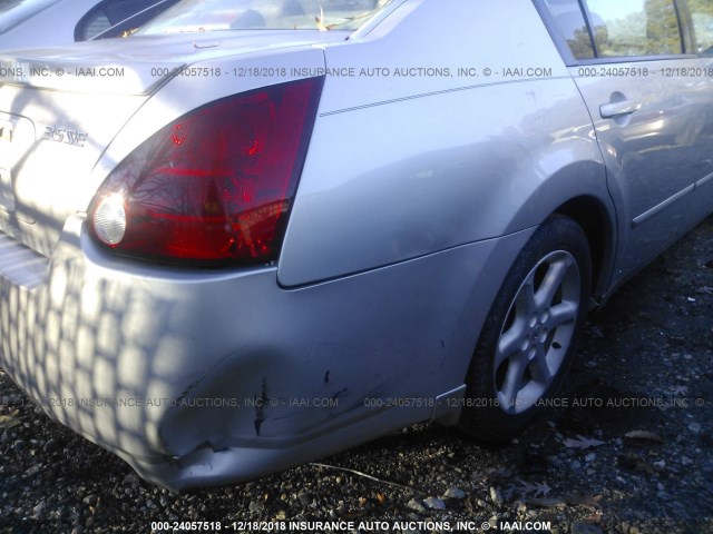 1N4BA41EX6C838265 - 2006 NISSAN MAXIMA SE/SL SILVER photo 6