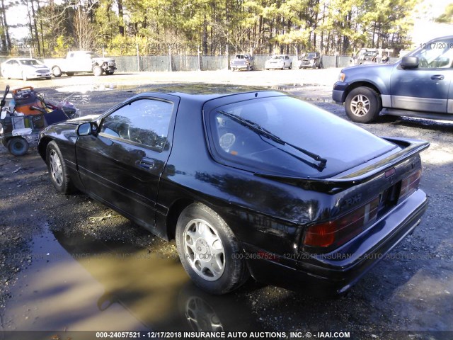 JM1FC3313L0806846 - 1990 MAZDA RX7 GTU/GXL BLACK photo 3