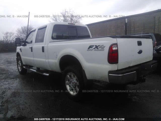 1FTWW31R58ED61763 - 2008 FORD F350 SRW SUPER DUTY WHITE photo 3