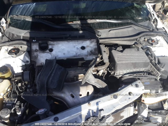 4T1BE46K39U823596 - 2009 TOYOTA CAMRY WHITE photo 10