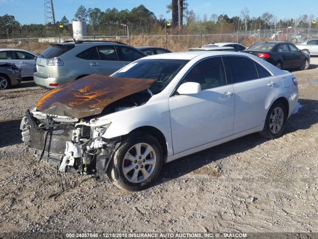 4T1BE46K39U823596 - 2009 TOYOTA CAMRY WHITE photo 2