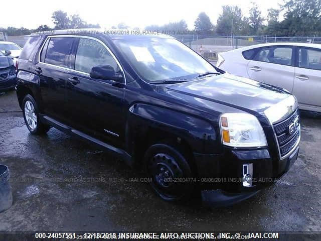 2CTALBEW2A6296334 - 2010 GMC TERRAIN SLE BLACK photo 1