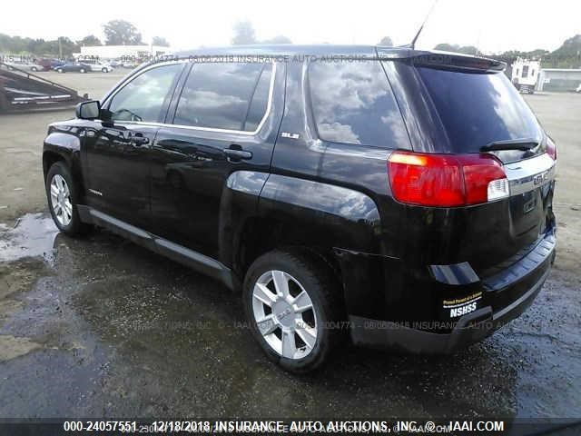 2CTALBEW2A6296334 - 2010 GMC TERRAIN SLE BLACK photo 3