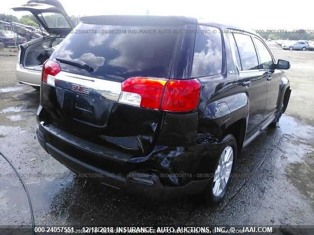 2CTALBEW2A6296334 - 2010 GMC TERRAIN SLE BLACK photo 6