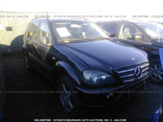 4JGAB74E51A238818 - 2001 MERCEDES-BENZ ML 55 BLACK photo 1