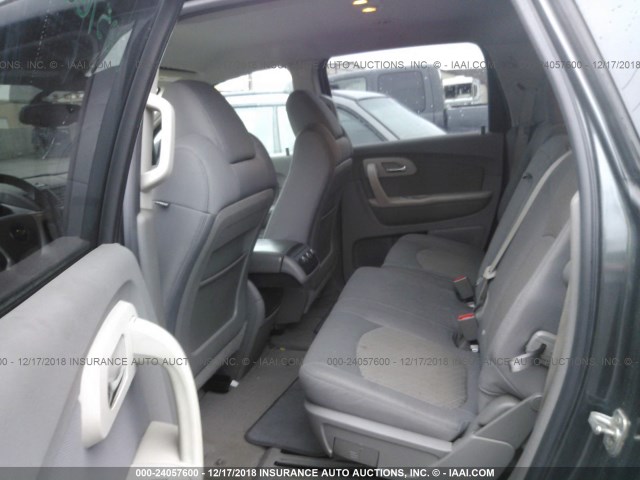 1GNKRFED4BJ329351 - 2011 CHEVROLET TRAVERSE LS GRAY photo 8