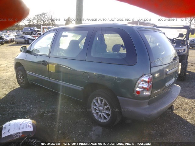 2B4FP25B3YR503970 - 2000 DODGE CARAVAN BLUE photo 3