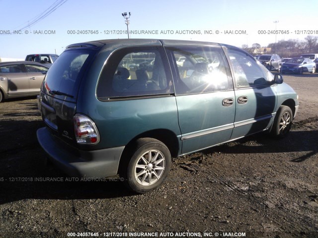 2B4FP25B3YR503970 - 2000 DODGE CARAVAN BLUE photo 4