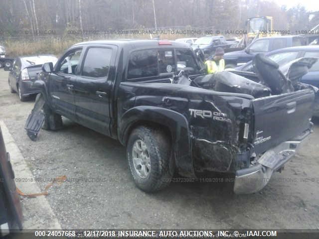 3TMLU4EN8FM183845 - 2015 TOYOTA TACOMA DOUBLE CAB/TRD PRO BLACK photo 3