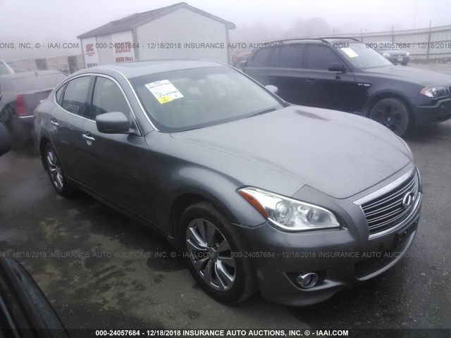 JN1BY1AR0CM390201 - 2012 INFINITI M37 X GRAY photo 1