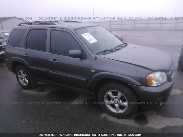 4F2YZ94185KM25929 - 2005 MAZDA TRIBUTE S GRAY photo 1