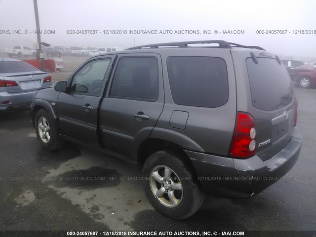 4F2YZ94185KM25929 - 2005 MAZDA TRIBUTE S GRAY photo 3