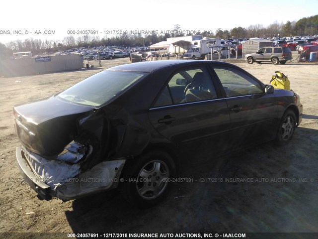 4T1BF30K02U012036 - 2002 TOYOTA CAMRY LE/XLE/SE BROWN photo 4