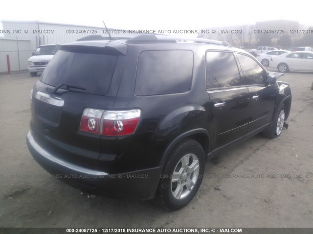 1GKKRPEDXCJ143348 - 2012 GMC ACADIA SLE BLACK photo 4