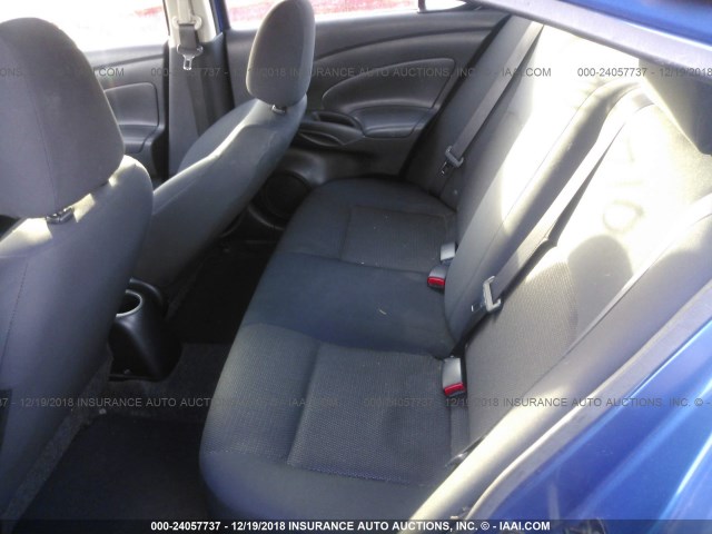 3N1CN7APXCL930856 - 2012 NISSAN VERSA S/SV/SL BLUE photo 8