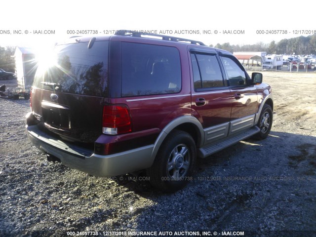1FMPU17506LA44058 - 2006 FORD EXPEDITION RED photo 4
