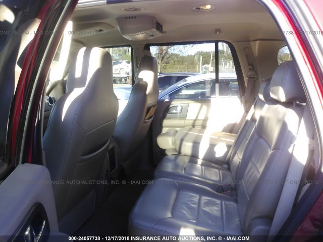 1FMPU17506LA44058 - 2006 FORD EXPEDITION RED photo 8