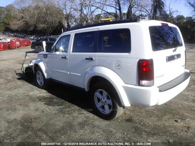 1D4PT5GK0AW104970 - 2010 DODGE NITRO SXT WHITE photo 3