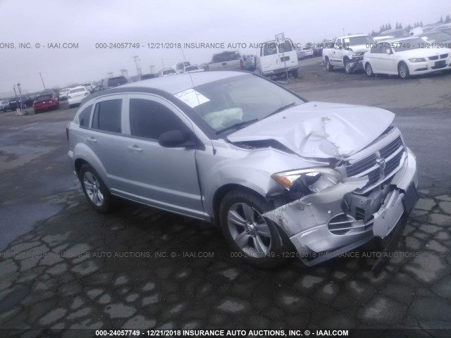 1B3CB4HA8AD612728 - 2010 DODGE CALIBER SXT SILVER photo 1