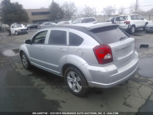 1B3CB4HA8AD612728 - 2010 DODGE CALIBER SXT SILVER photo 3