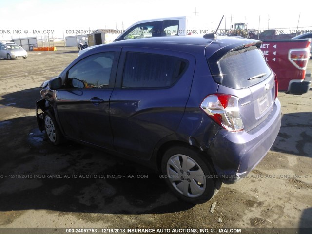 KL8CB6SAXGC621795 - 2016 CHEVROLET SPARK LS PURPLE photo 3