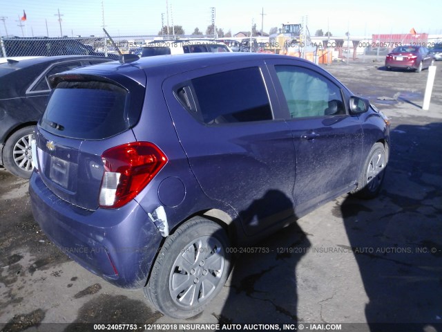 KL8CB6SAXGC621795 - 2016 CHEVROLET SPARK LS PURPLE photo 4