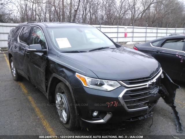 1GNEVGKW7JJ252736 - 2018 CHEVROLET TRAVERSE LT GRAY photo 6