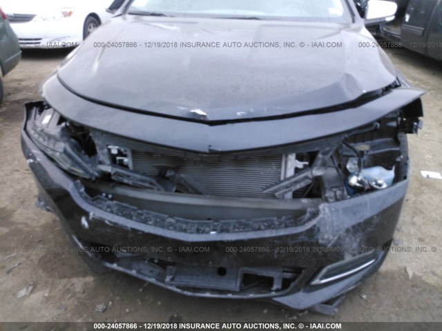 2G1125S39J9147467 - 2018 CHEVROLET IMPALA PREMIER BLACK photo 6