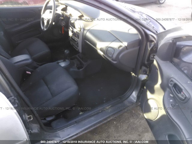 1B3ES56CX4D585491 - 2004 DODGE NEON SXT GRAY photo 5