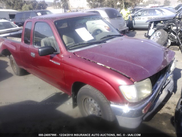 4TAVL52N6VZ318903 - 1997 TOYOTA TACOMA XTRACAB BURGUNDY photo 1