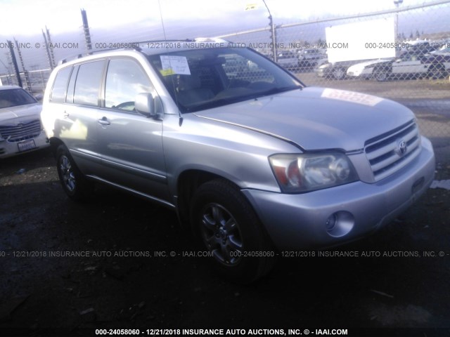 JTEDP21A750055970 - 2005 TOYOTA HIGHLANDER LIMITED SILVER photo 1