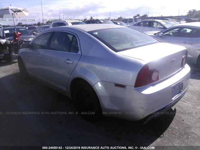 1G1ZC5E04AF181471 - 2010 CHEVROLET MALIBU 1LT SILVER photo 3