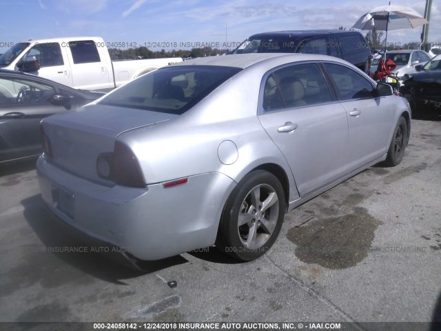 1G1ZC5E04AF181471 - 2010 CHEVROLET MALIBU 1LT SILVER photo 4