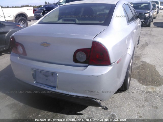 1G1ZC5E04AF181471 - 2010 CHEVROLET MALIBU 1LT SILVER photo 6