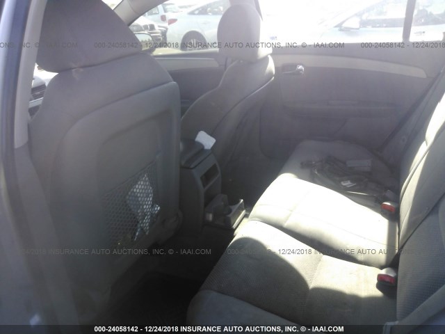 1G1ZC5E04AF181471 - 2010 CHEVROLET MALIBU 1LT SILVER photo 8