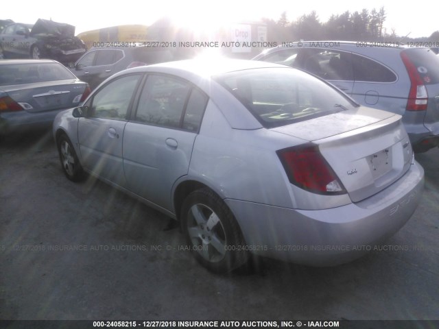 1G8AK58B87Z181267 - 2007 SATURN ION LEVEL 3 SILVER photo 3