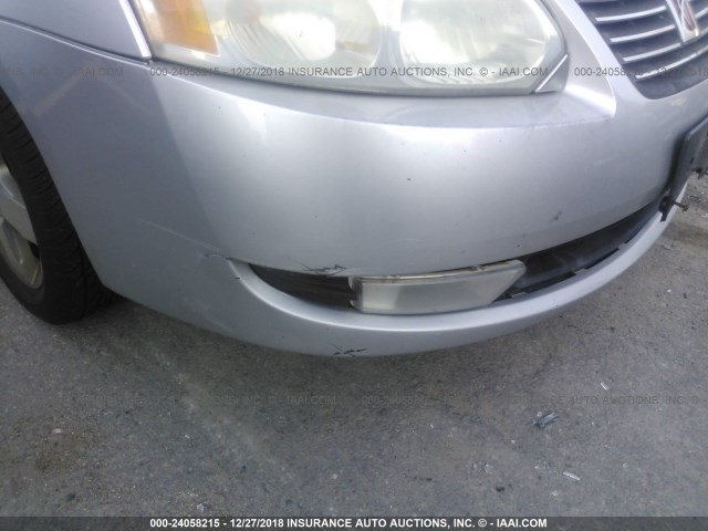 1G8AK58B87Z181267 - 2007 SATURN ION LEVEL 3 SILVER photo 6