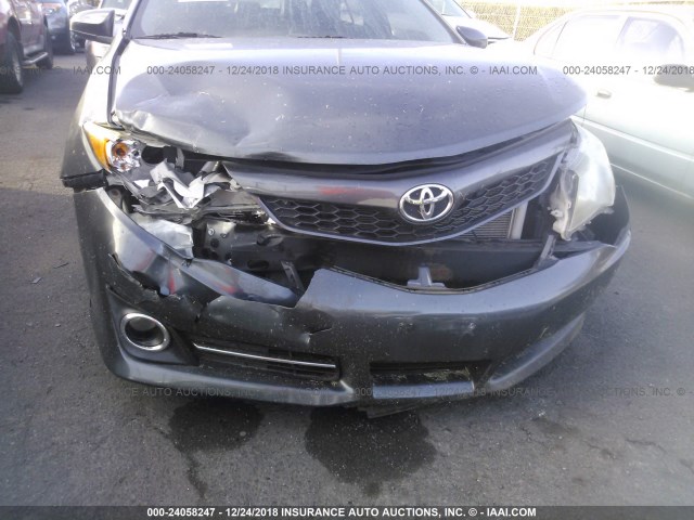 4T1BF1FK1CU012088 - 2012 TOYOTA CAMRY SE/LE/XLE 灰色 照片 6