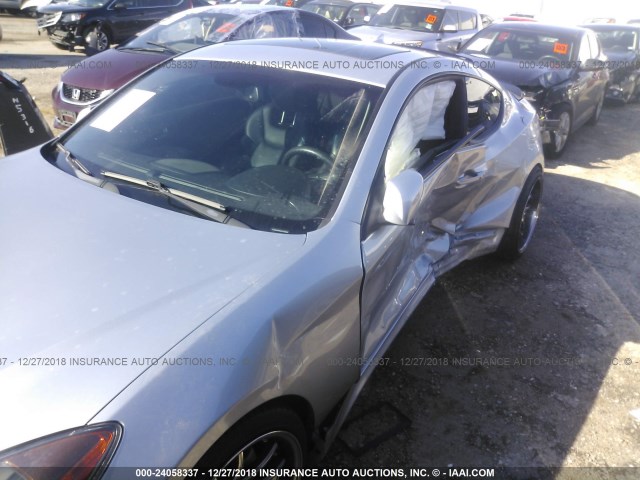 KMHHU6KH2CU078964 - 2012 HYUNDAI GENESIS COUPE 3.8L SILVER photo 6