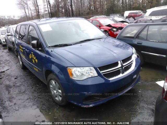 2D4RN4DG6BR669067 - 2011 DODGE GRAND CARAVAN EXPRESS BLUE photo 1