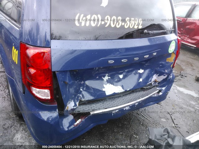 2D4RN4DG6BR669067 - 2011 DODGE GRAND CARAVAN EXPRESS BLUE photo 6