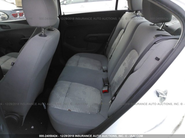 1G1JA5SH0F4148449 - 2015 CHEVROLET SONIC LS WHITE photo 8