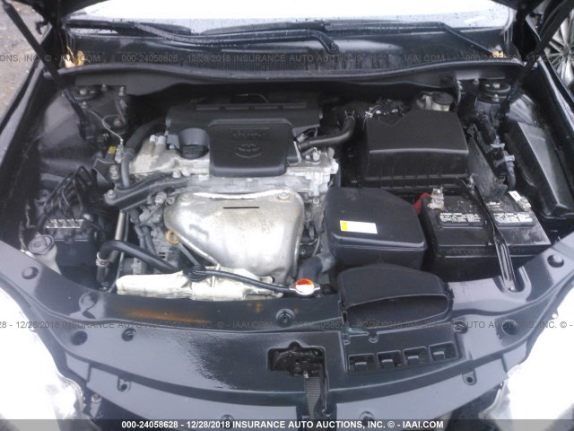 4T1BF1FK3GU257383 - 2016 TOYOTA CAMRY LE/XLE/SE/XSE BLACK photo 10