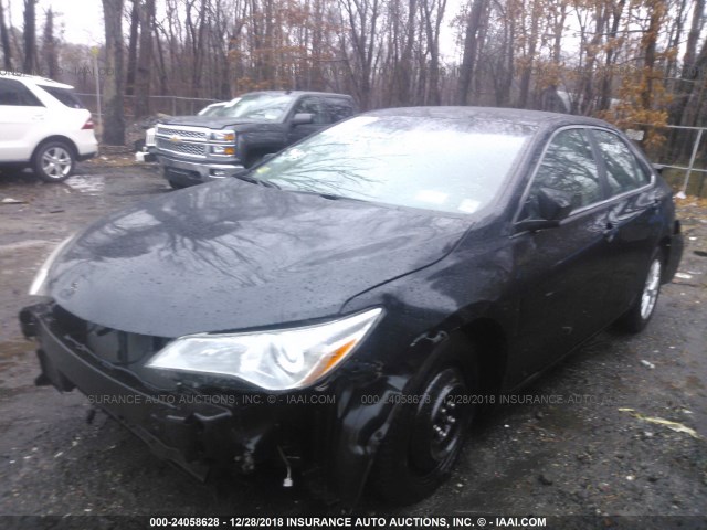 4T1BF1FK3GU257383 - 2016 TOYOTA CAMRY LE/XLE/SE/XSE BLACK photo 2